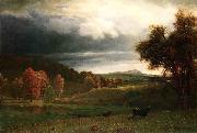 Albert Bierstadt Autumn Landscape: The Catskills oil painting